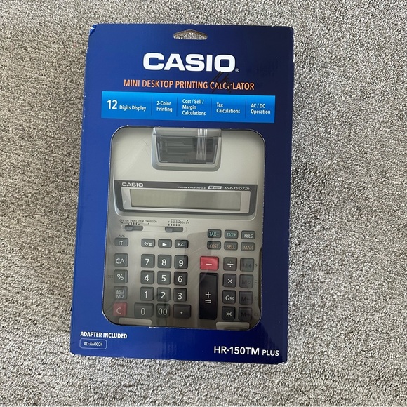 Casio‎ HR-150TM Plus mini desktop printing calculator - Picture 1 of 3